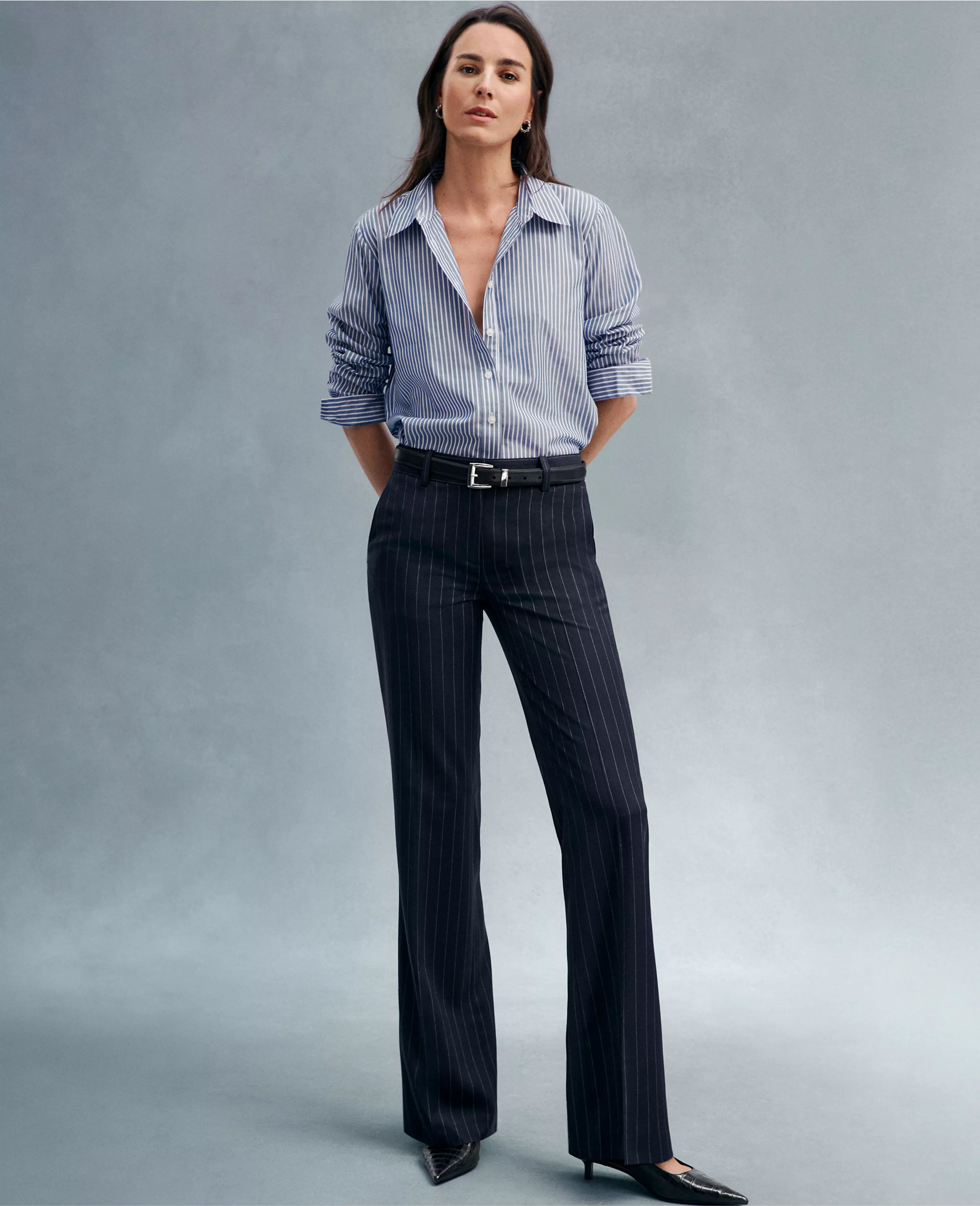 The Jayne Trouser Pant in Pinstripe | Ann Taylor (US)