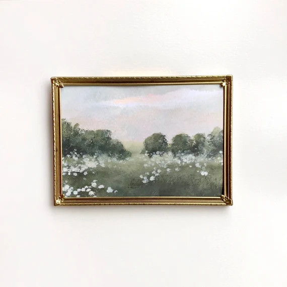 PRINT Bloom No. 2  Wildflower Meadow Print Small Landscape | Etsy | Etsy (US)