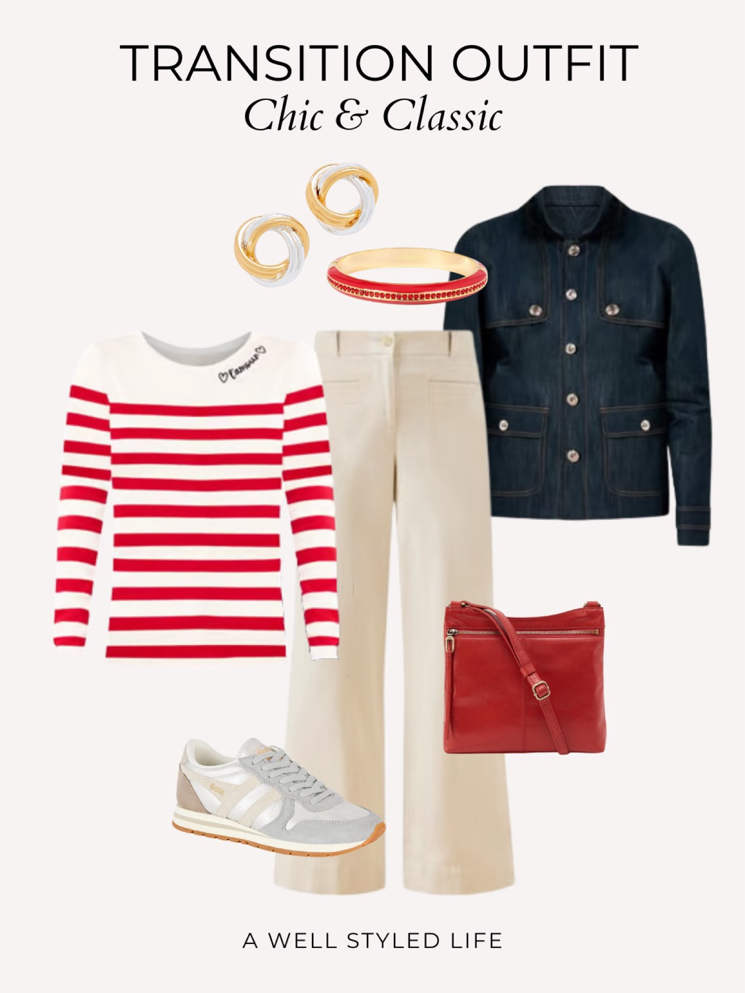 Spring Transition Outfit Inspiration

All pieces from Talbots, handbag from Zappos. 


#Fashionover50 #LTKOver50Style #fashion #outfitinspiration #transitionoutfit #talbots #zappos #BagEdit #widleg #widelegpants #denim #denimtrench #trench #trenchcoat #stripes

#LTKSeasonal #LTKOver40 #LTKStyleTip