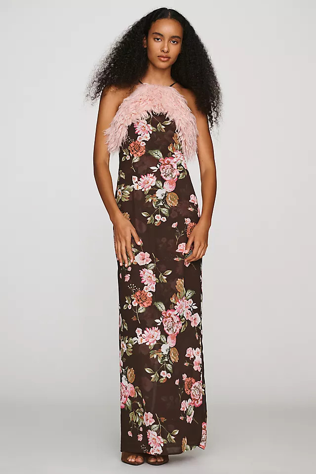 Jeffries Faux-Fur Halter Dress | Anthropologie (US)