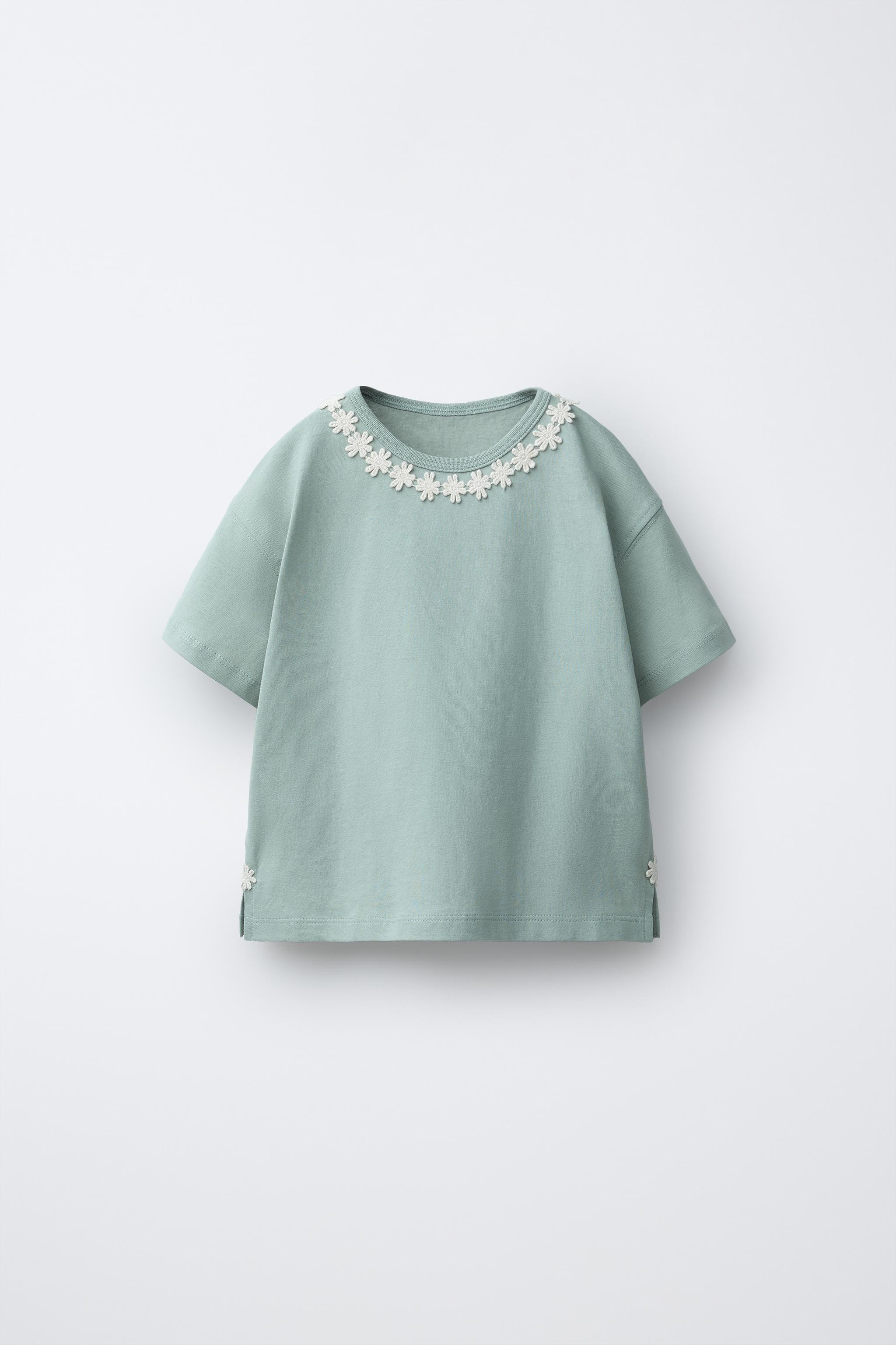 DAISY LACE T-SHIRT | Zara US