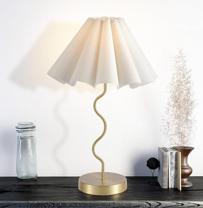 Table Lamps for Bedroom Modern Single Table Lamp for Night Stands Beside Lamps Living Room End Ta... | Amazon (US)