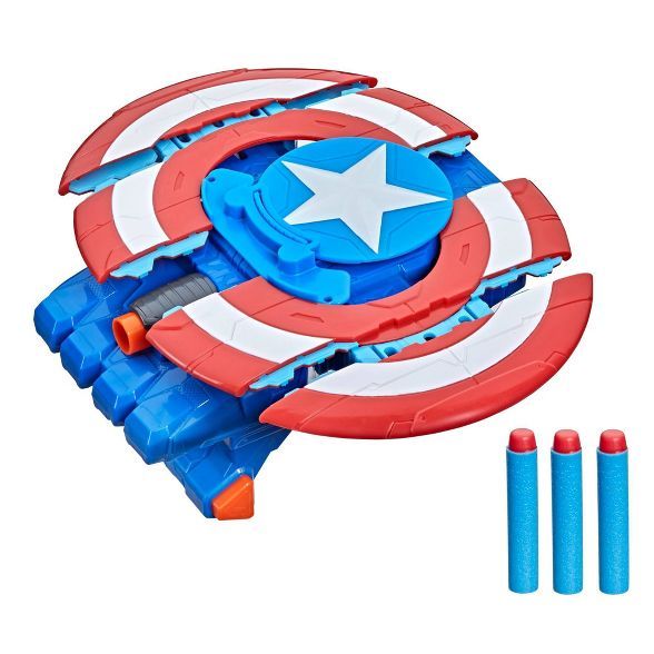 NERF Marvel Avengers Mech Strike Captain America Strikeshot Shield | Target