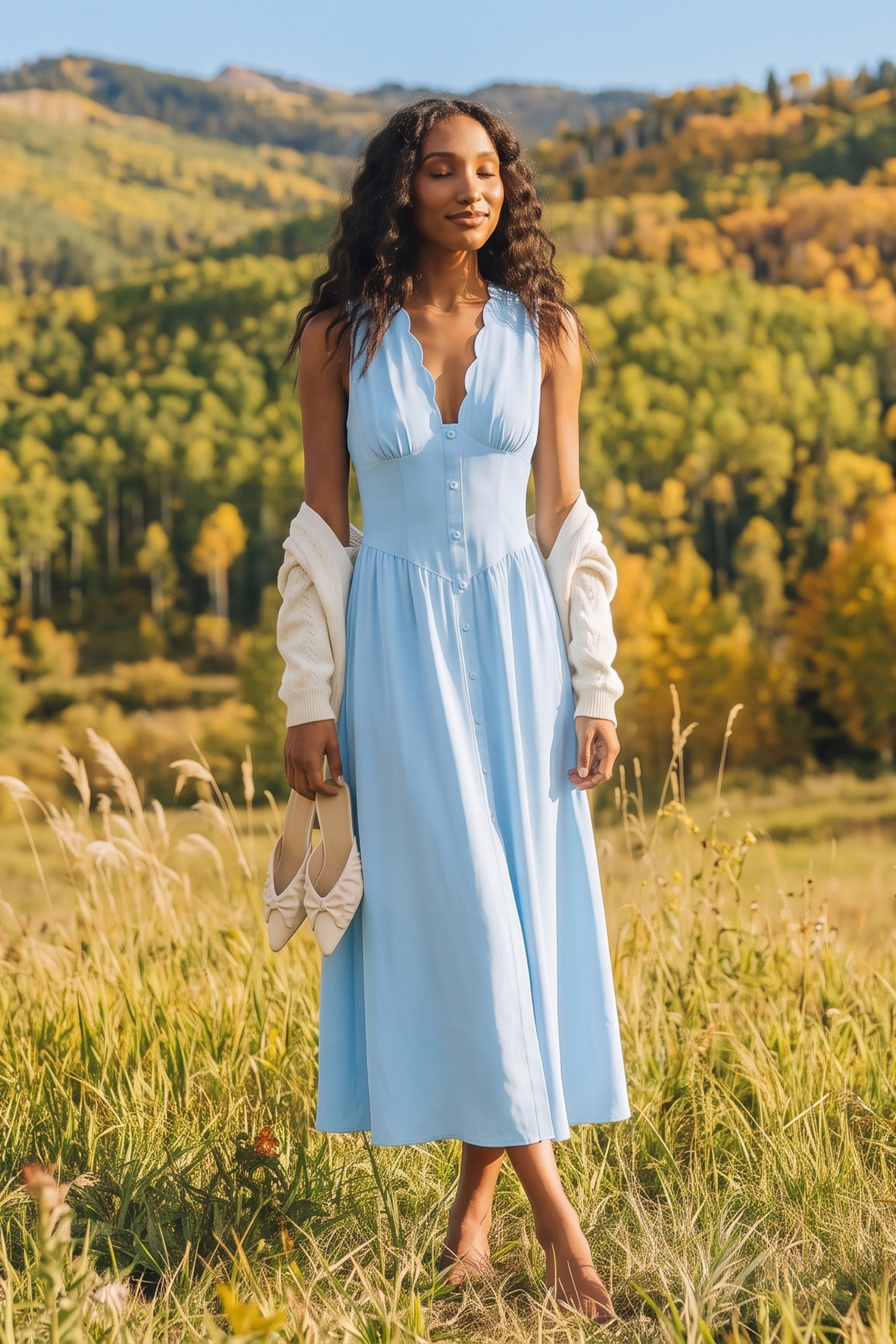 Little Hideaway Blue Maxi Dress - XL | Cupshe US