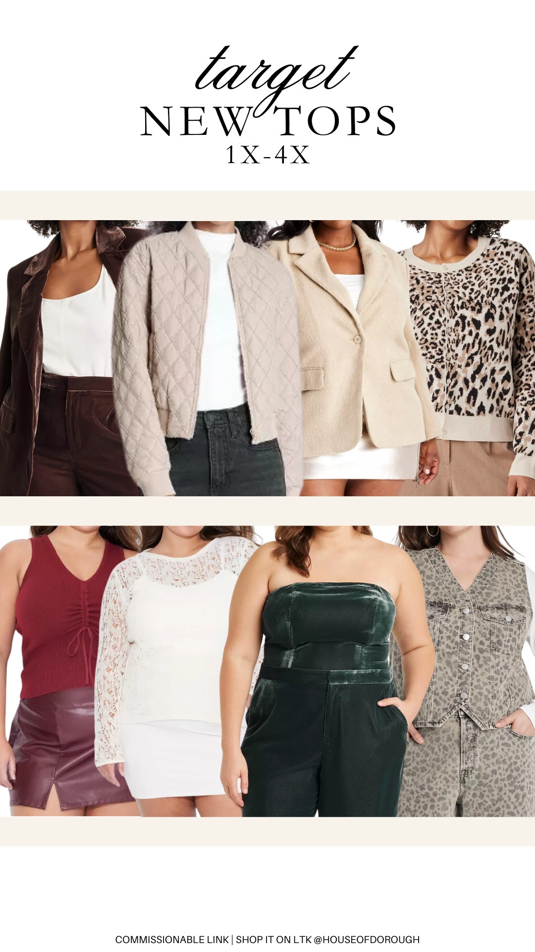 NEW plus size friendly tops from target! I can’t wait to style these for the holidays! 

Plus size fashion / plus size outfit 

#LTKPlusSize #LTKStyleTip #LTKHoliday