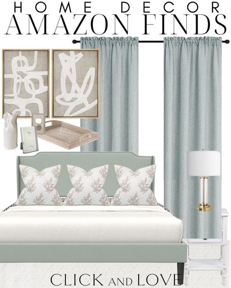 Amazon home decor inspiration! Bedroom finds for your next primary or guest room makeover ✨

Amazon, Amazon home, Amazon home decor, Amazon finds, Amazon must haves, primary bedroom, guest room, bedroom inspiration, bedroom furniture, bed, accent pillow, lamp, nightstand, curtains, abstract art, accessories, budget friendly home decor #amazon #amazonhome

#LTKunder100 #LTKstyletip #LTKhome
