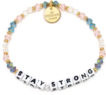 Little Words Project Stay Strong Beaded Stretch Bracelet | Nordstrom | Nordstrom