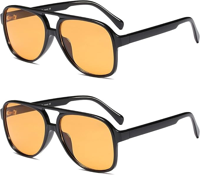 SORVINO Vintage 70s Sunglasses for Women Men,Retro Classic Aviator Large Frame UV Protection Shad... | Amazon (US)