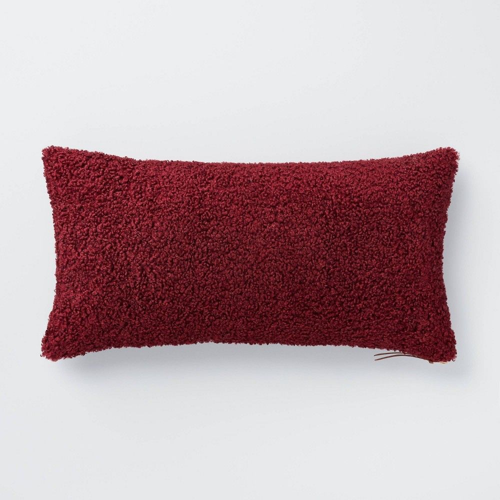 Oversized Boucle Lumbar Throw with Exposed Zipper Pillow - Threshold™ designed with Studio McGee | Target
