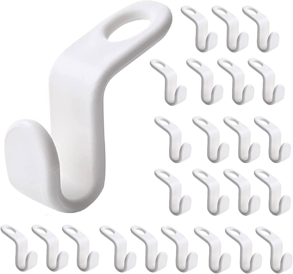 KiGesYo 48Pcs Clothes Hanger Connector Hooks, Cascading Hanger Hooks Extender Clips Connection Ho... | Amazon (US)