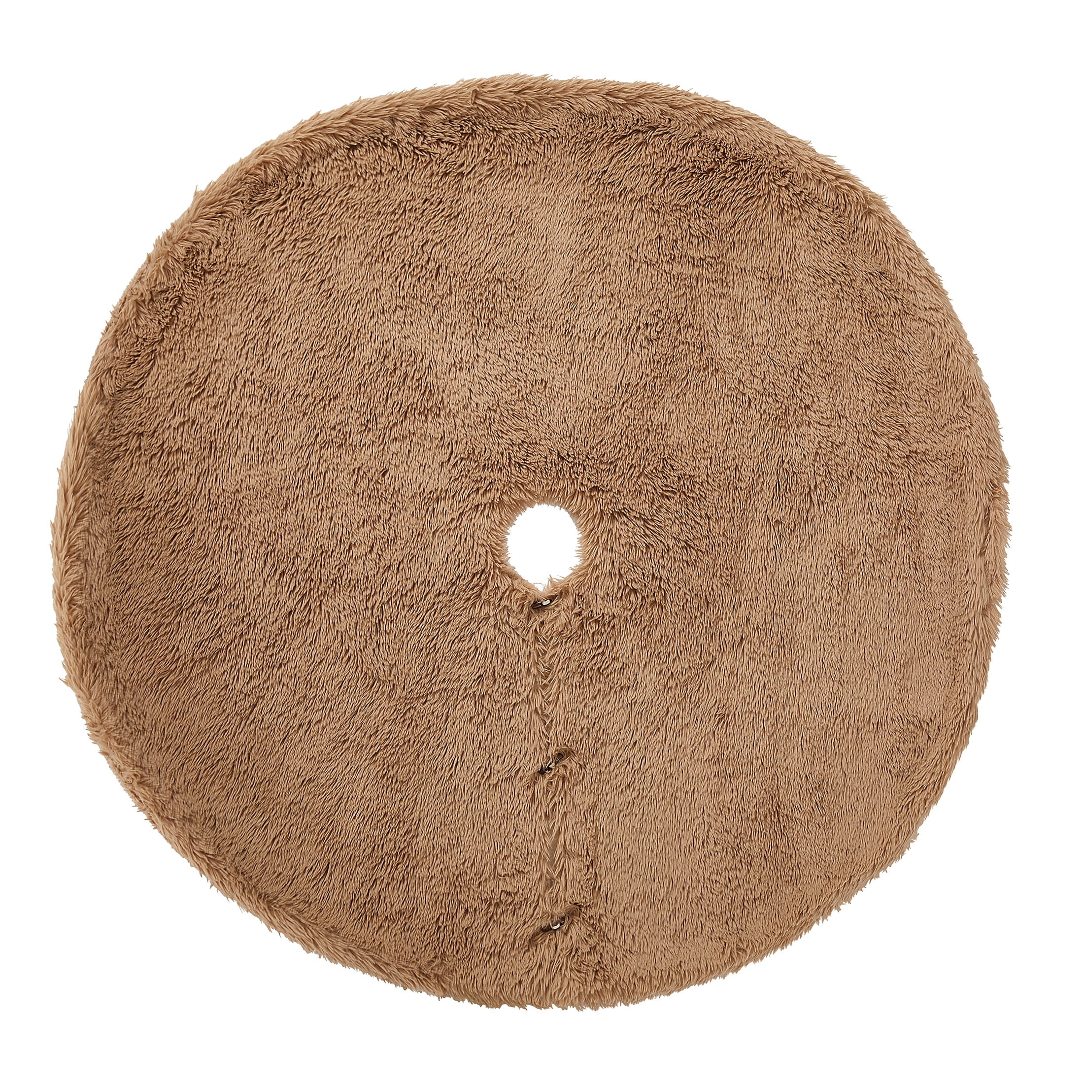 My Texas House Angel Tan Faux Fur Christmas Tree Skirt, 52" | Walmart (US)