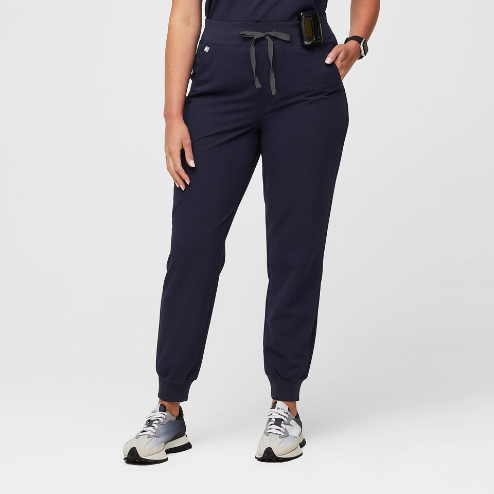 Women’s High Waisted Zamora™ Jogger Scrub Pants - Navy · FIGS | FIGS