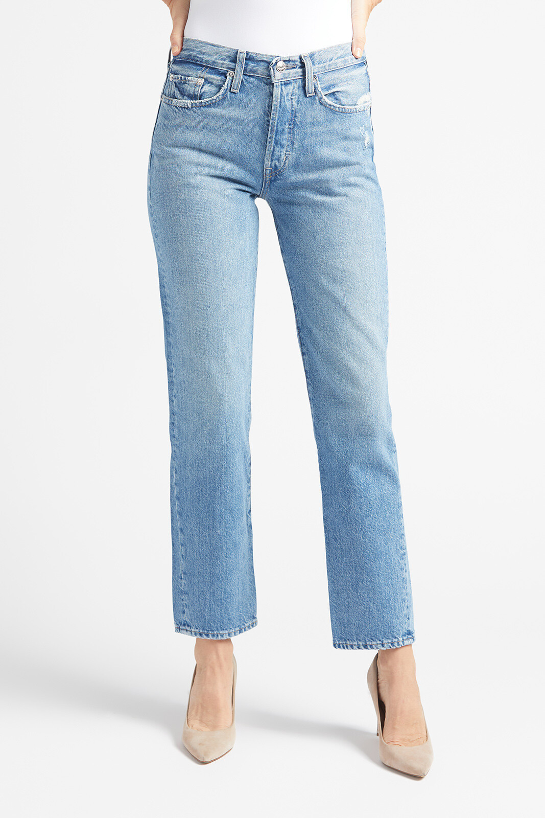 Cai Classic Straight Jean | Evereve