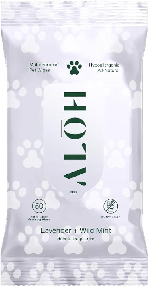 ALŌH Hypoallergenic | All-Natural | Multi-Purpose Pet Wipes. Lavender + Wild Mint 50ct Wipes | Amazon (US)