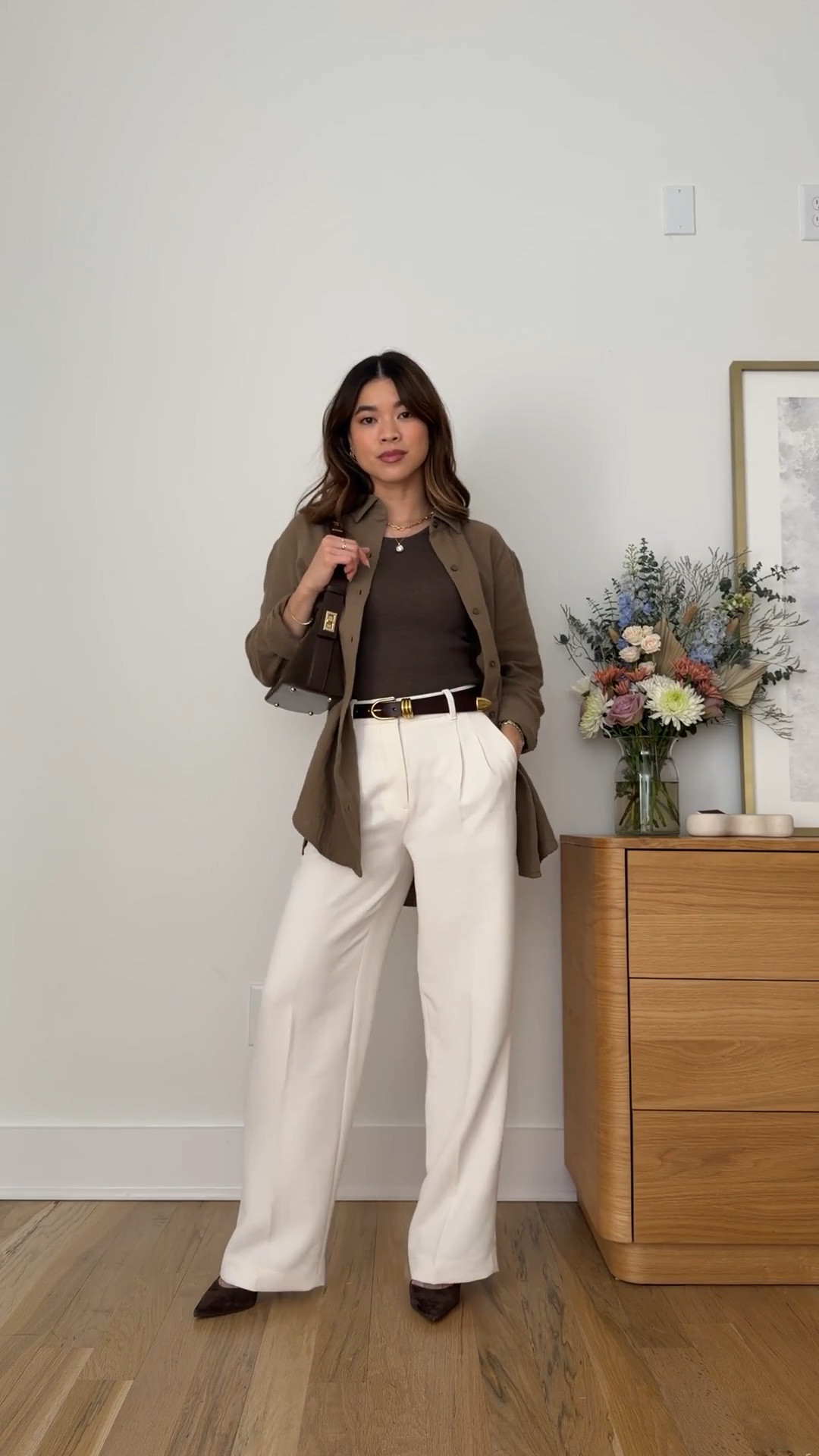 Sizing info:
• pants size 00 short  
• tank size XS
•button up size XS

petite fashion, get dressed with me, outfit inspiration, ootd, nashville outfit, Nashville influencer, petite style, vacation style, casual outfits, mom style, petite pants, spring outfits, spring outfit info, spring pants, spring outfit idea, spring top, spring bag, spring sweater, spring shoes, white pants, white trousers, lightweight pants, hot weather pants

#LTKPetite #LTKSeasonal #LTKootd