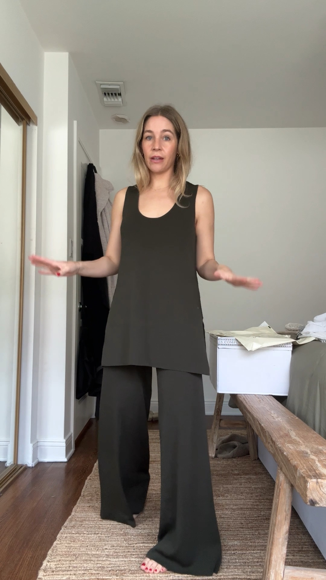 DISSH try on haul! These satin pants are going to be so good for spring summer styling, and this olive set is hands down one of my favorite things I’ve ever gotten from DISSH! Perfect for postpartum & breastfeeding moms who don’t want to sacrifice their personal style while still being functional! Would also be so perfect for styling the bump

#LTKBump #LTKBaby #LTKStyleTip