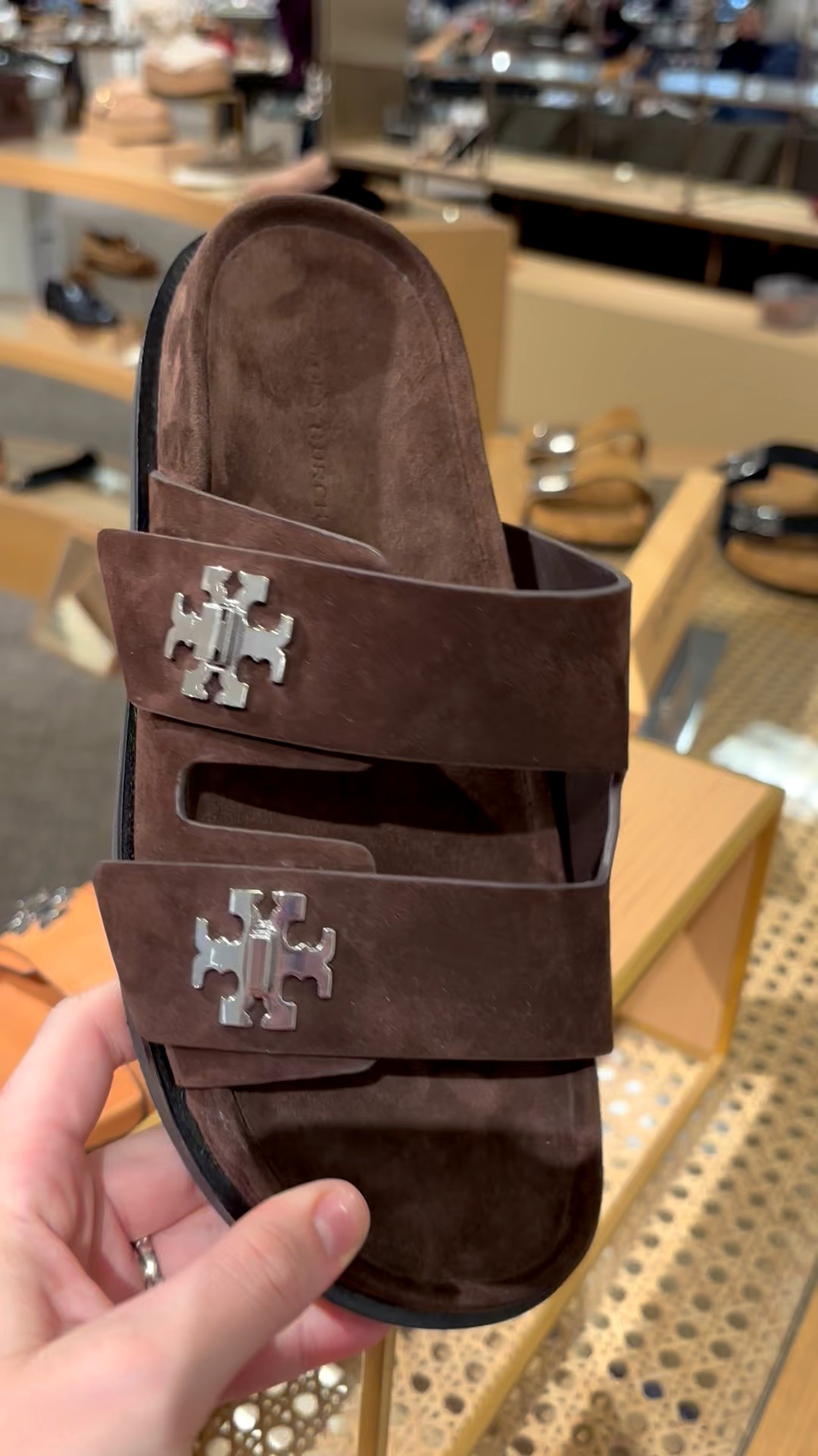 The suede with this chocolate brown color is so good! 

Tory Burch, sandals, spring, shoes 

#LTKWorkwear #LTKTravel #LTKTall