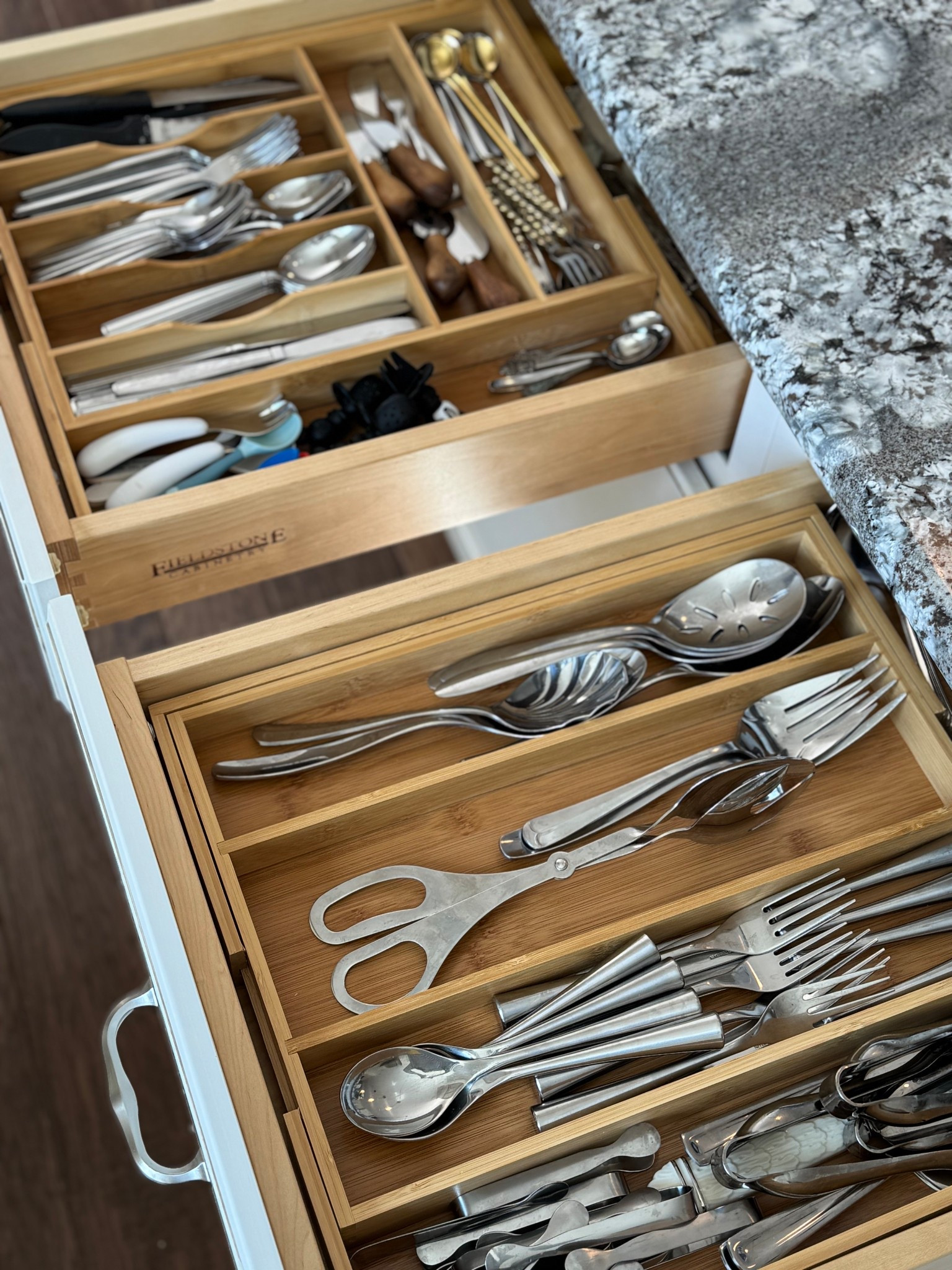 Bamboo drawer organizers, silverware drawer organizers, silverware organizers, kitchen organization, utensil organizers

#LTKHome #LTKFindsUnder50 #LTKFamily