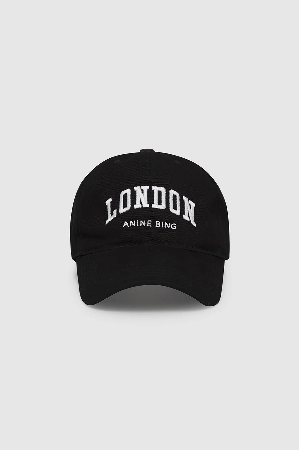 Jeremy Baseball Cap University London - Black | Anine Bing