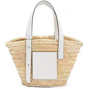 GSERA Straw Bag Vegetable Basket Bag Woven Portable Retro Beach Bag | Amazon (UK)