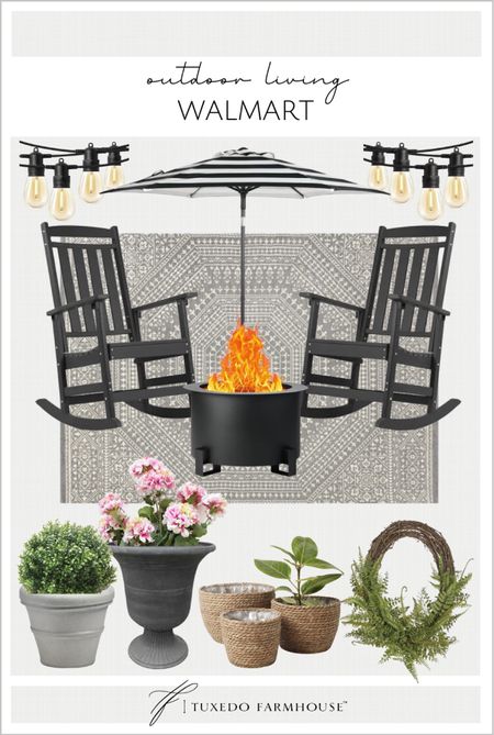 Outdoor living essentials from Walmart for your porch or patio. 

Outdoor rugs, outdoor rockers, outdoor planters, outdoor rugs

#LTKSeasonal #LTKstyletip #LTKhome