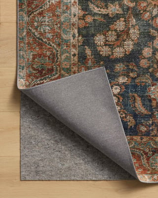 Jules JUL-10 Ocean/Spice Printed Area Rug | Rugs Direct