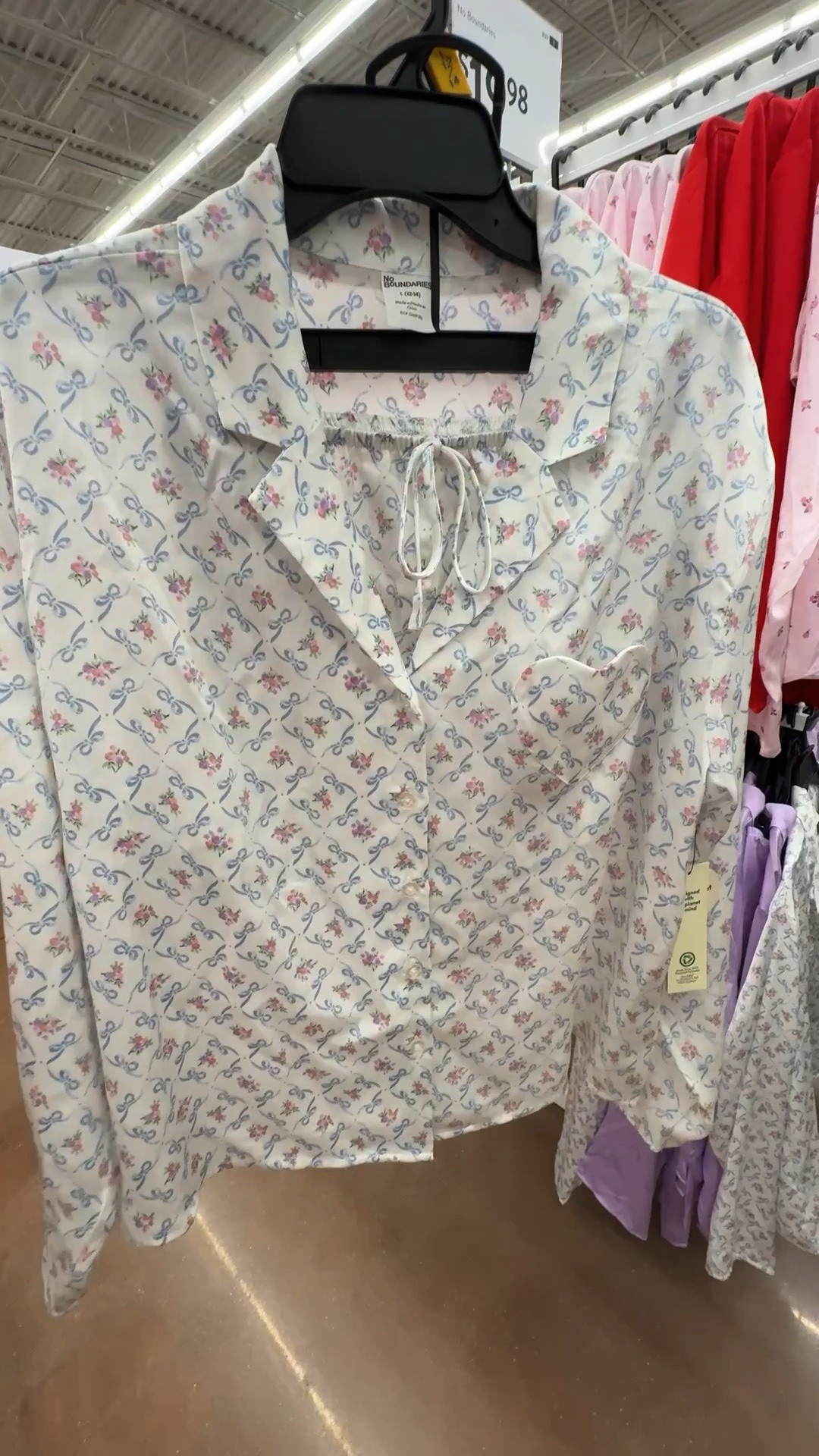 I gasped when I saw these adorable pjs at Walmart! The little heart pocket is the cutest! Available in solids and a couple more prints I’ll link here. Gowns and robes linked too! The quality is so nice! These will sell out for sure! I grabbed a small. TTS.

Walmart find | pajamas | valentines pajamas | vday pjs | lounge wear | coquette | bow | grand millennial style | comfy 

#LTKmomlife #LTKU #LTKFindsUnder50