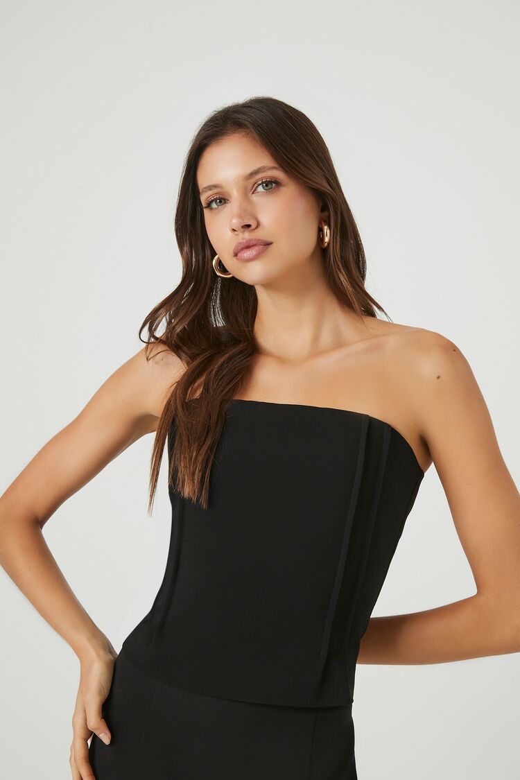 Pleated Strapless Top | Forever 21