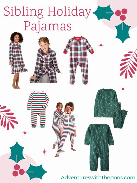 Sibling holiday pajamas 

#LTKSeasonal #LTKkids #LTKHoliday