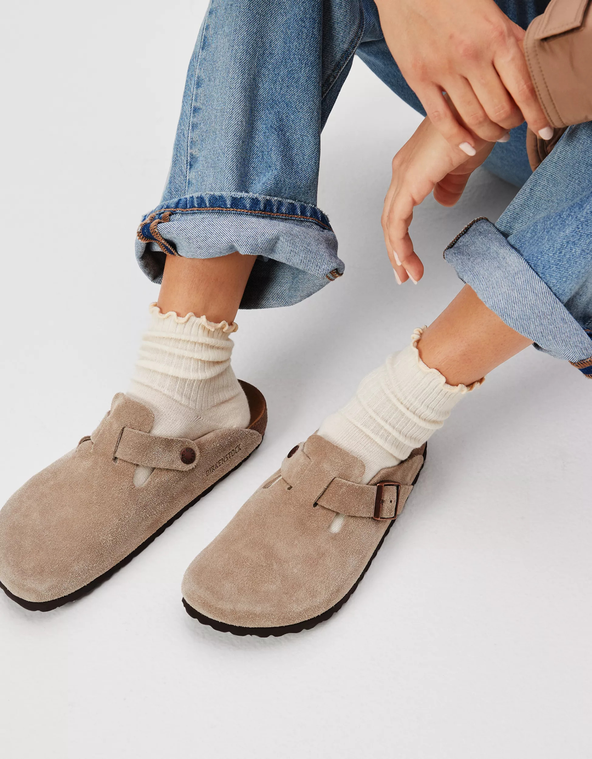 AE Ruffle Trim Boyfriend Sock 3-Pack | American Eagle Outfitters (US & CA)