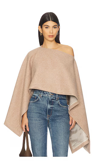 Beth Cape in Oatmeal | Revolve Clothing (Global)