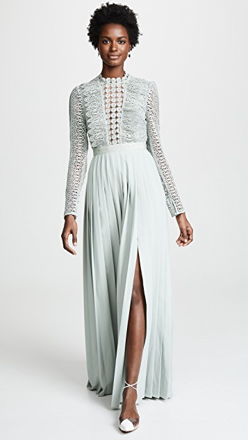 Spiral Lace Maxi Dress | Shopbop