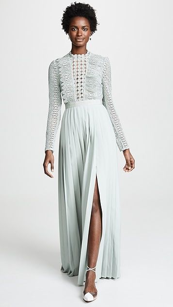 Spiral Lace Maxi Dress | Shopbop