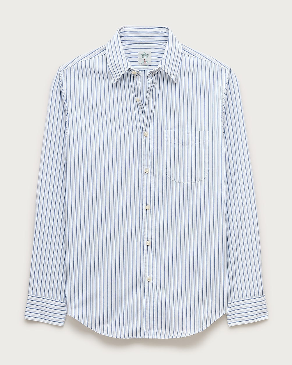Poplin shirt with point collar | J. Crew US
