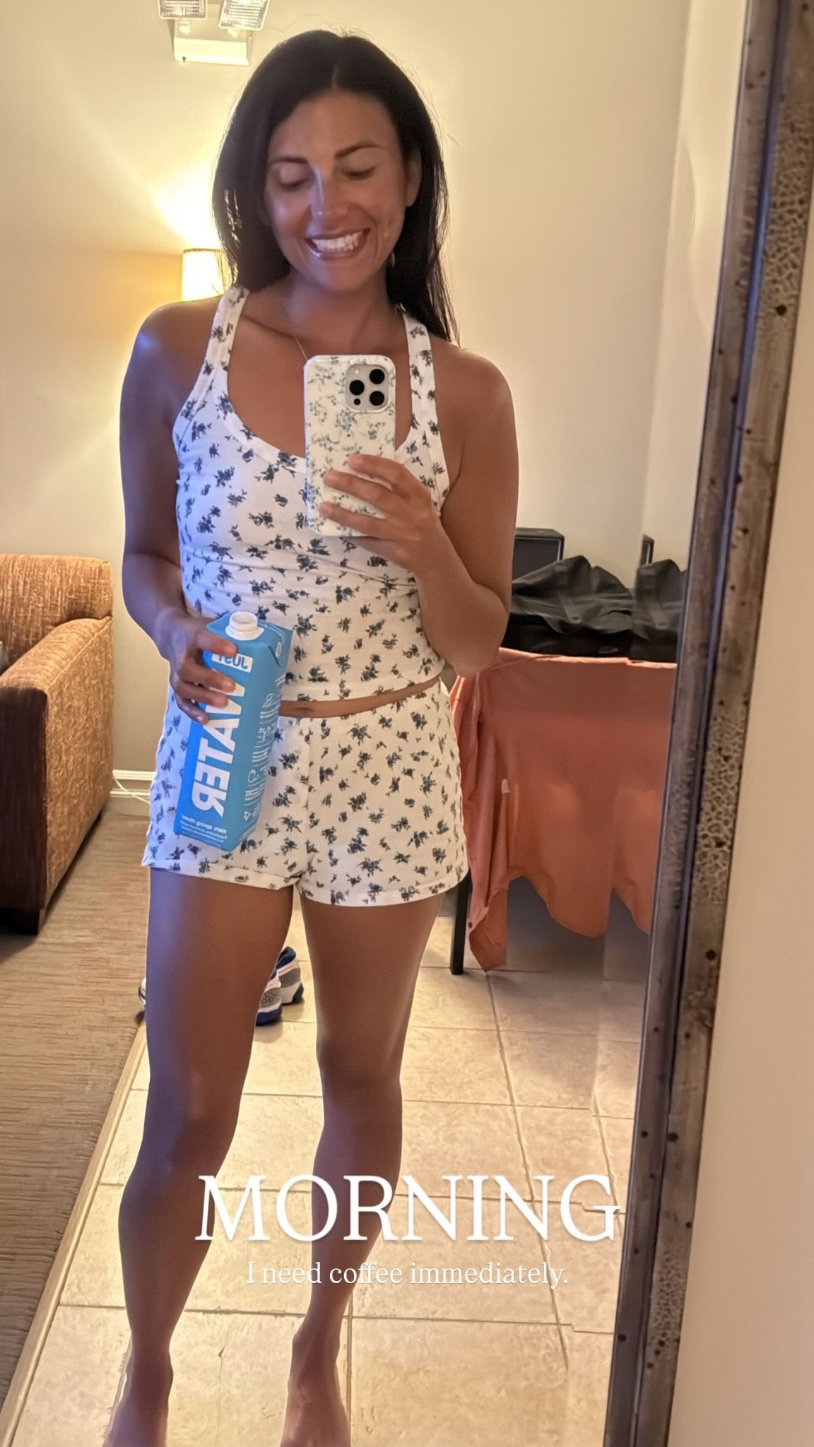 this is THE softest pj set! I grabbed them in small but wish I sized up to a medium! 