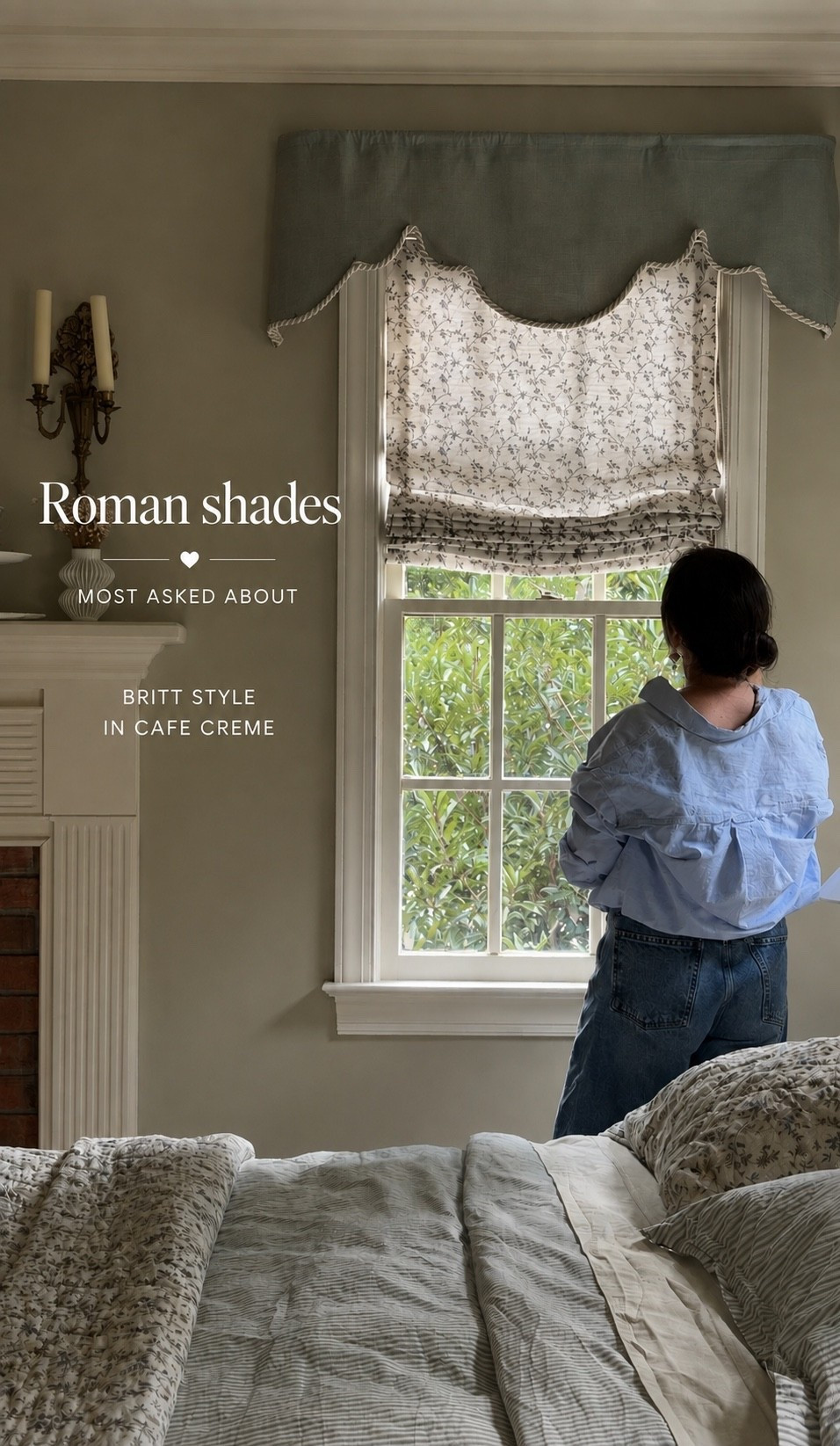 One of the most asked about details in our home!  These are the Britt Roman Shades in Cafe Creme from TwoPages Curtains   Such a pretty, timeless pattern that adds just the right amount of charm. 🤍

#LTKHome