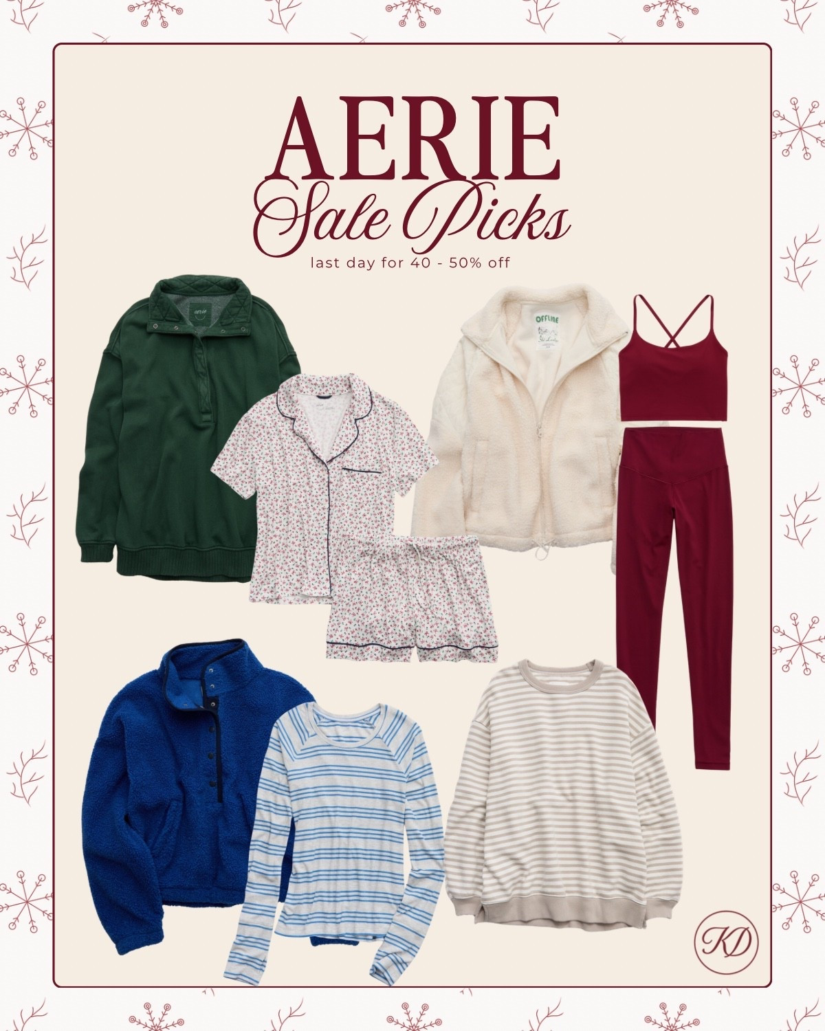 Last day for 40-50% aerie! 

#LTKActive #LTKSaleAlert #LTKHoliday