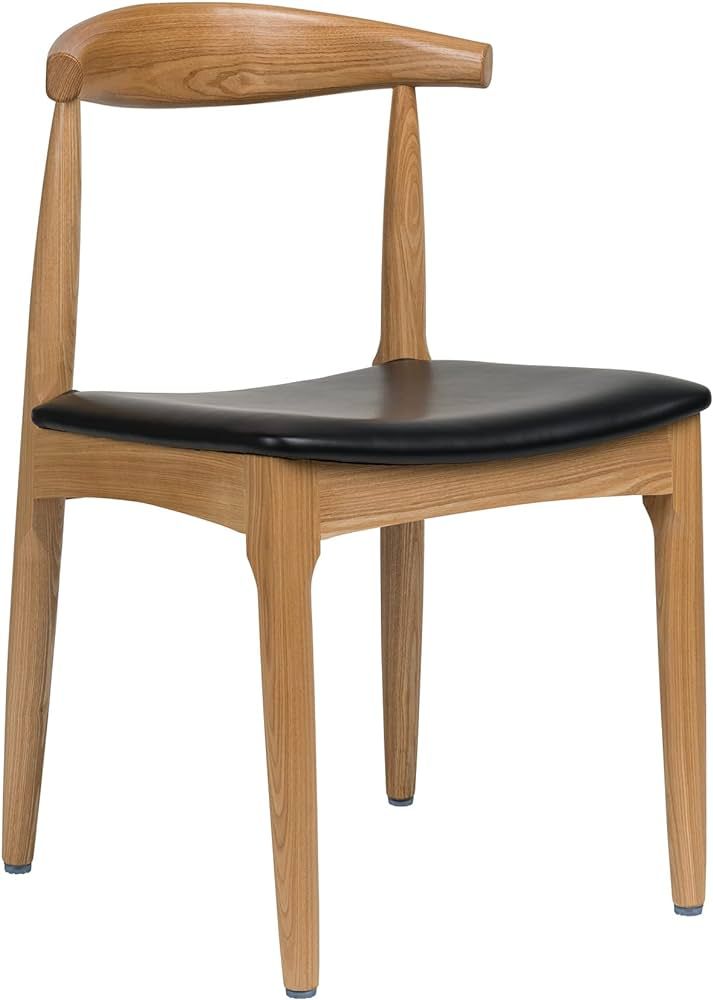 Laura Davidson Furniture Hans Wegner Replica Kennedy CH20 Elbow Chair (Ash/Italian Leather) | Amazon (US)
