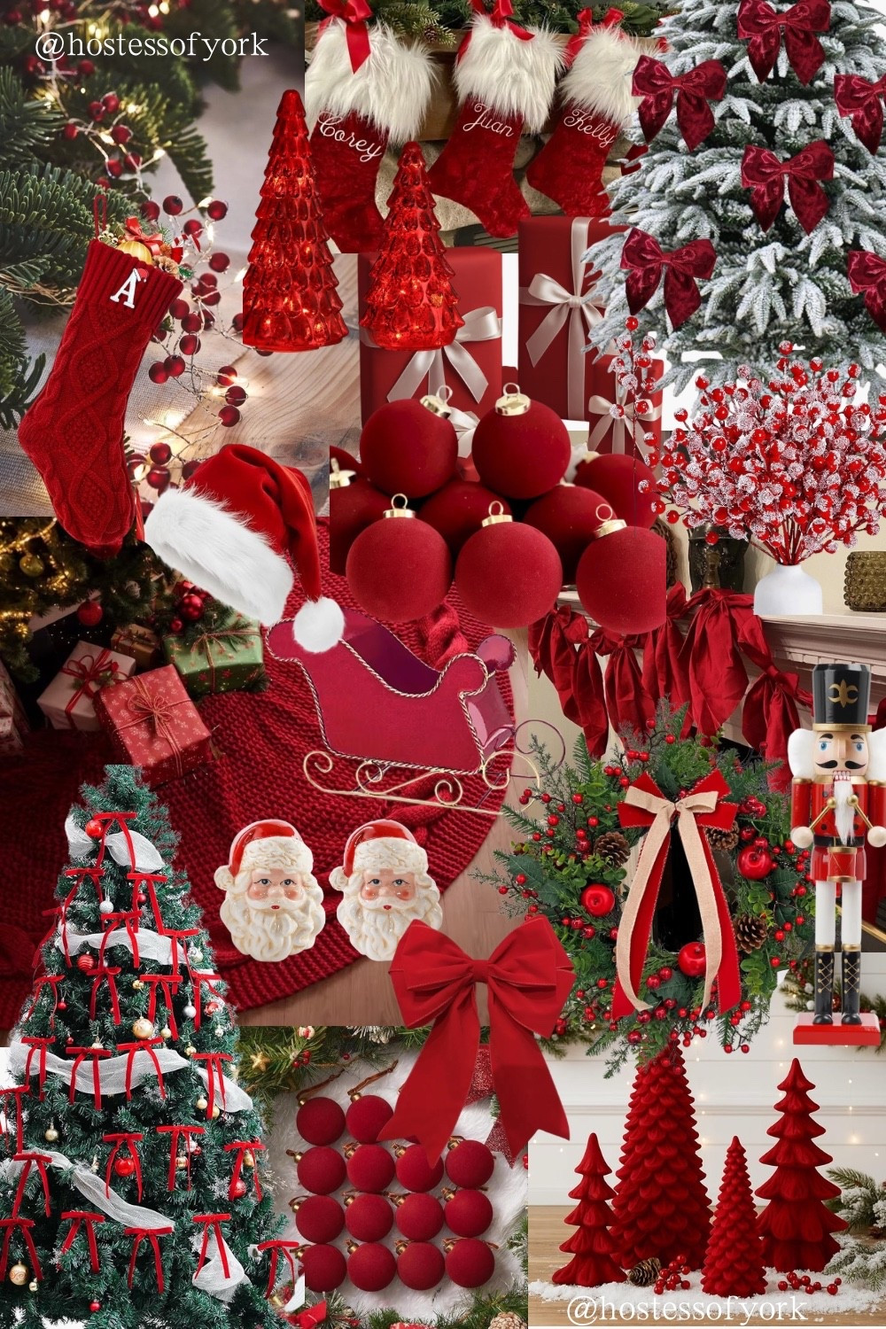 Classic red Christmas decor! Now this really gets you in the holiday mood! 

#christmas #decorations #santa #hosting #family #dinner #wreaths #ornaments #nutcracker #gifts #gifting #hostess #classic #stocking #home

#LTKHome #LTKHoliday #LTKGiftGuide