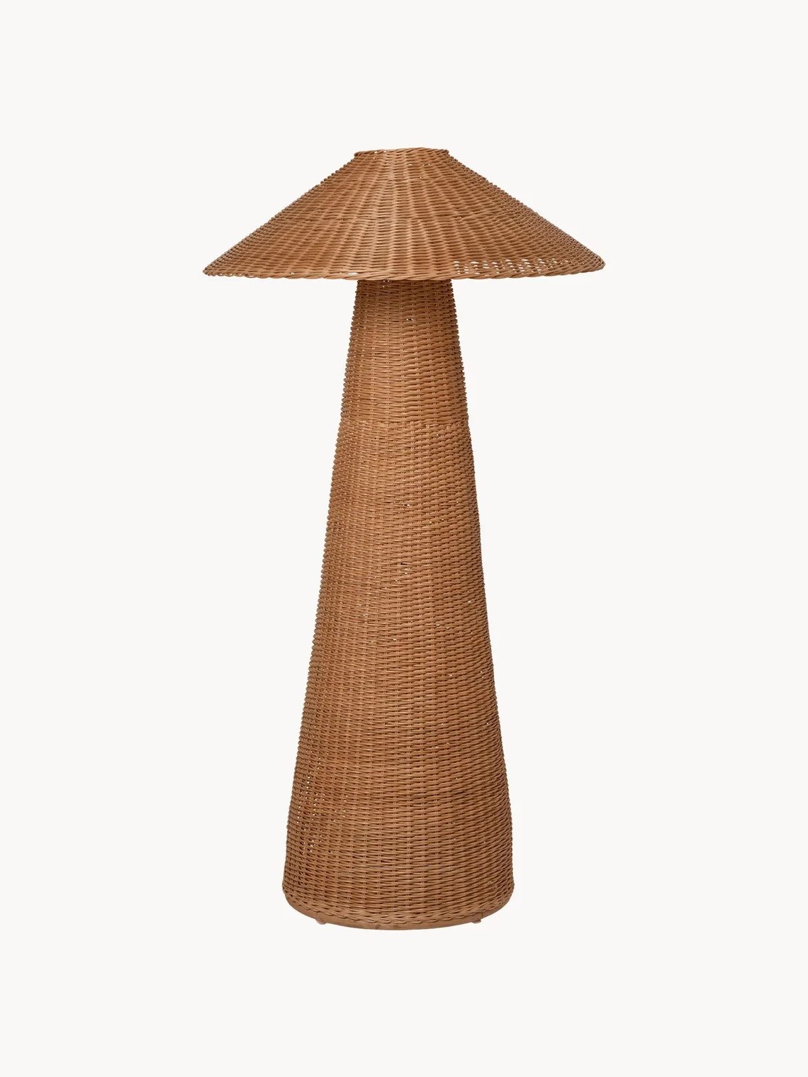 Kleine Stehlampe Dou aus Rattan, handgefertigt | Westwing EU