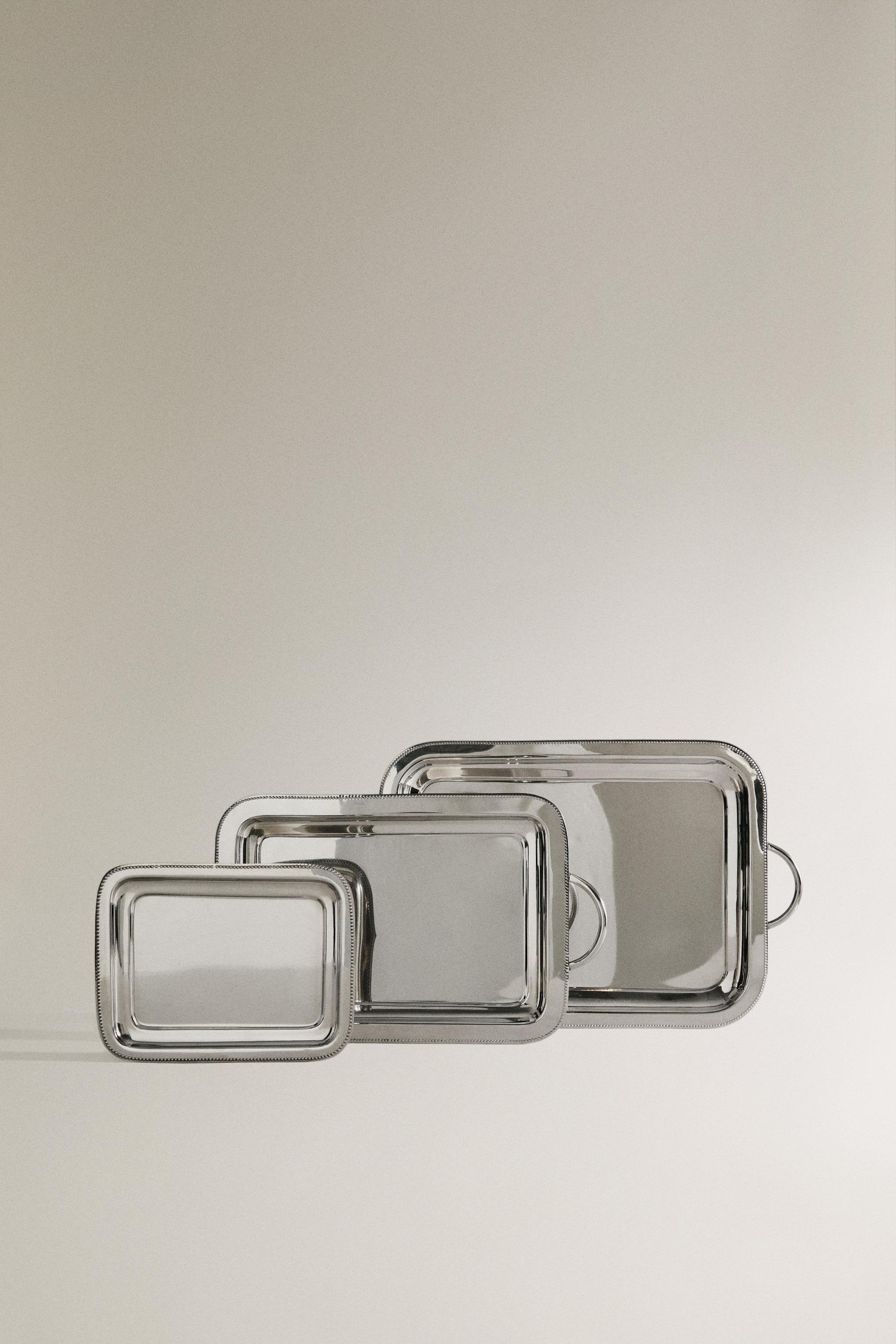 RECTANGULAR STEEL TRAY | Zara US