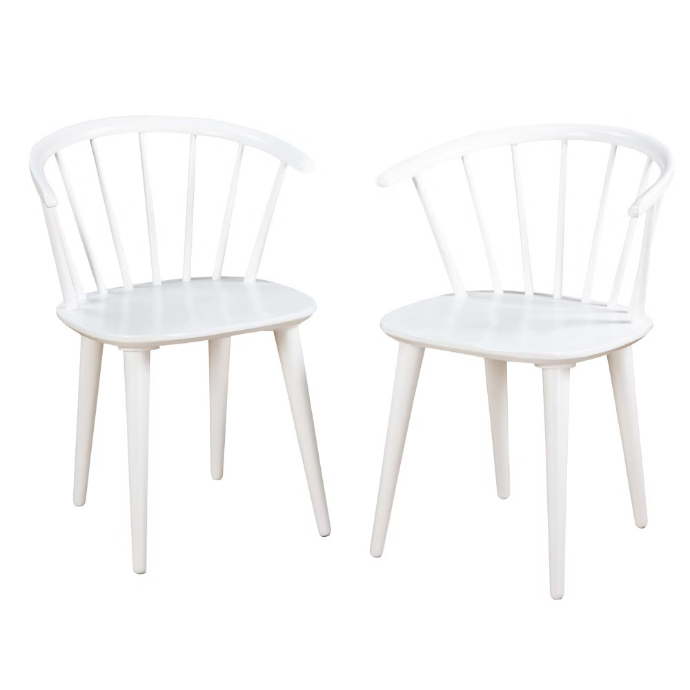 Set of 2 Florence Dining Chairs White - Buylateral | Target
