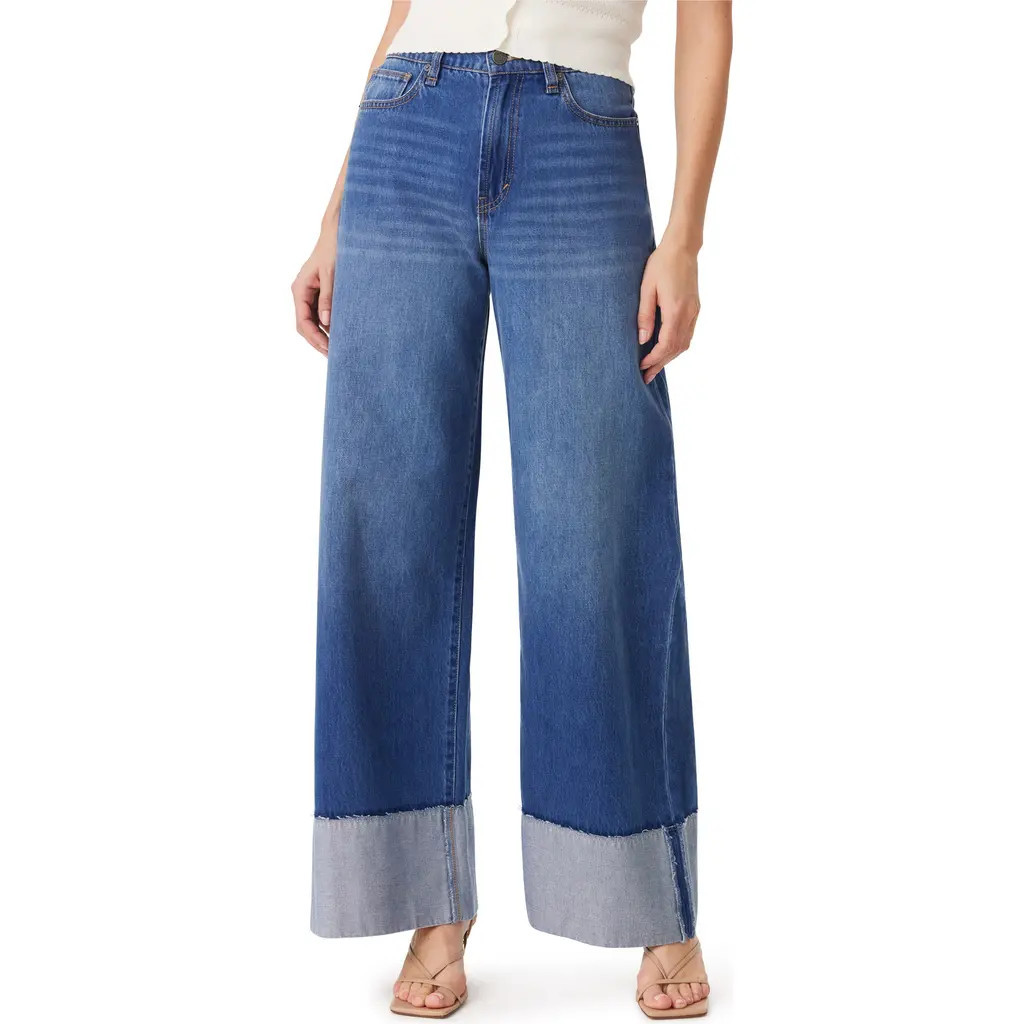 Habitual Cuffed Low Slung Wide Leg Jeans in Reef at Nordstrom, Size 31 | Nordstrom