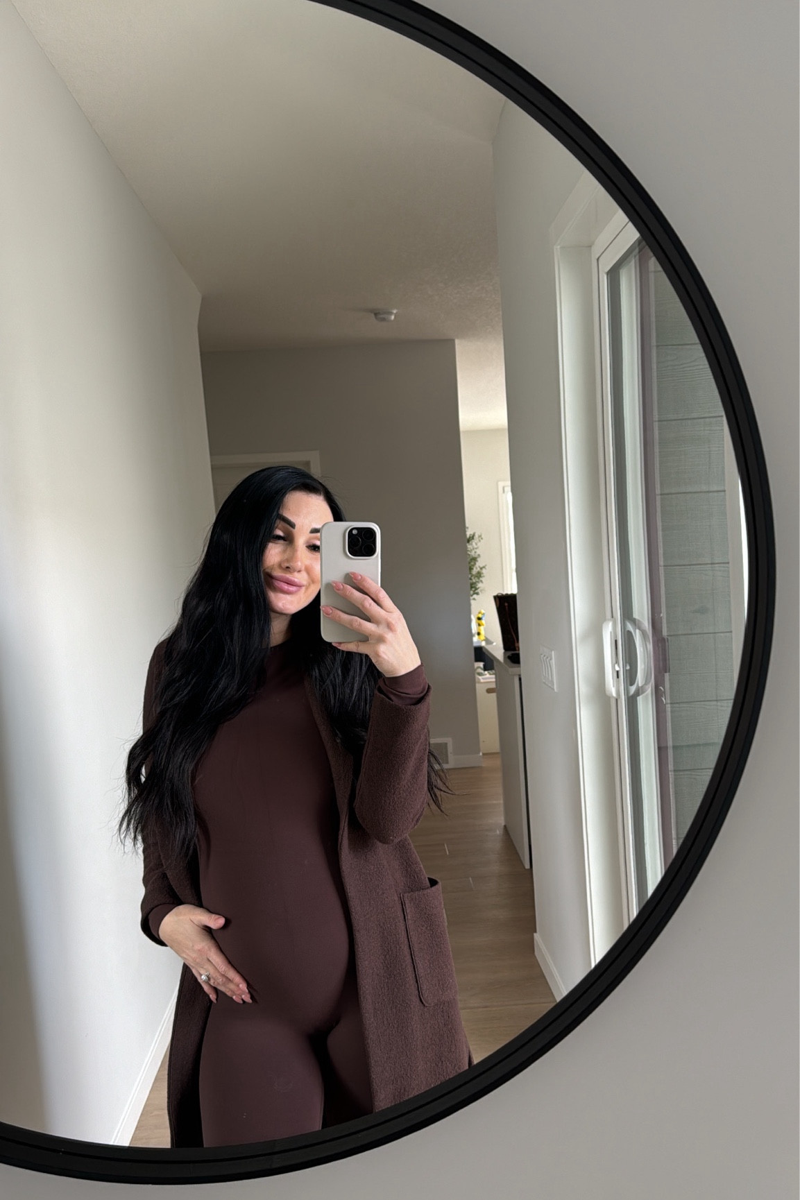 The brown jacket is sold out but I linked it anyways since they have other colors… I basically own this in every color! It’s very versatile for fall/winter. 