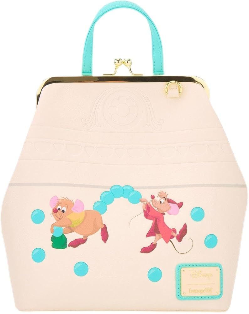 Loungefly Disney Cinderella Jaq & Gus Beads Mini Backpack - BoxLunch Exclusive NONE | Amazon (US)