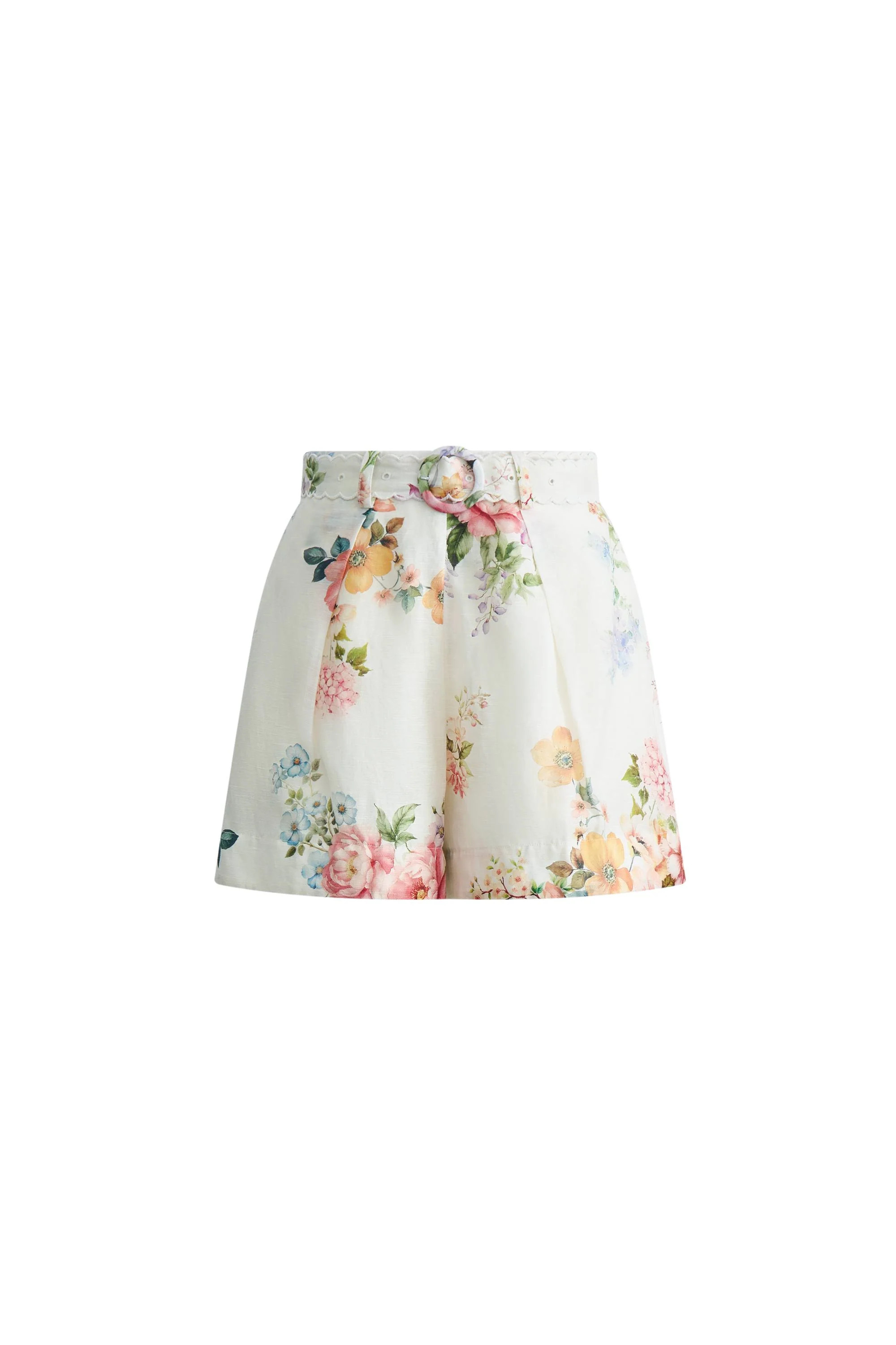 Beryl Flora Shorts in Silk-Linen | Fabrique