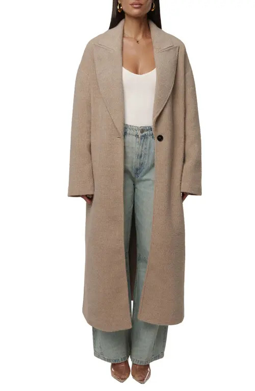 JLUXLABEL Dion Oversize Coat in Sand at Nordstrom, Size Large | Nordstrom