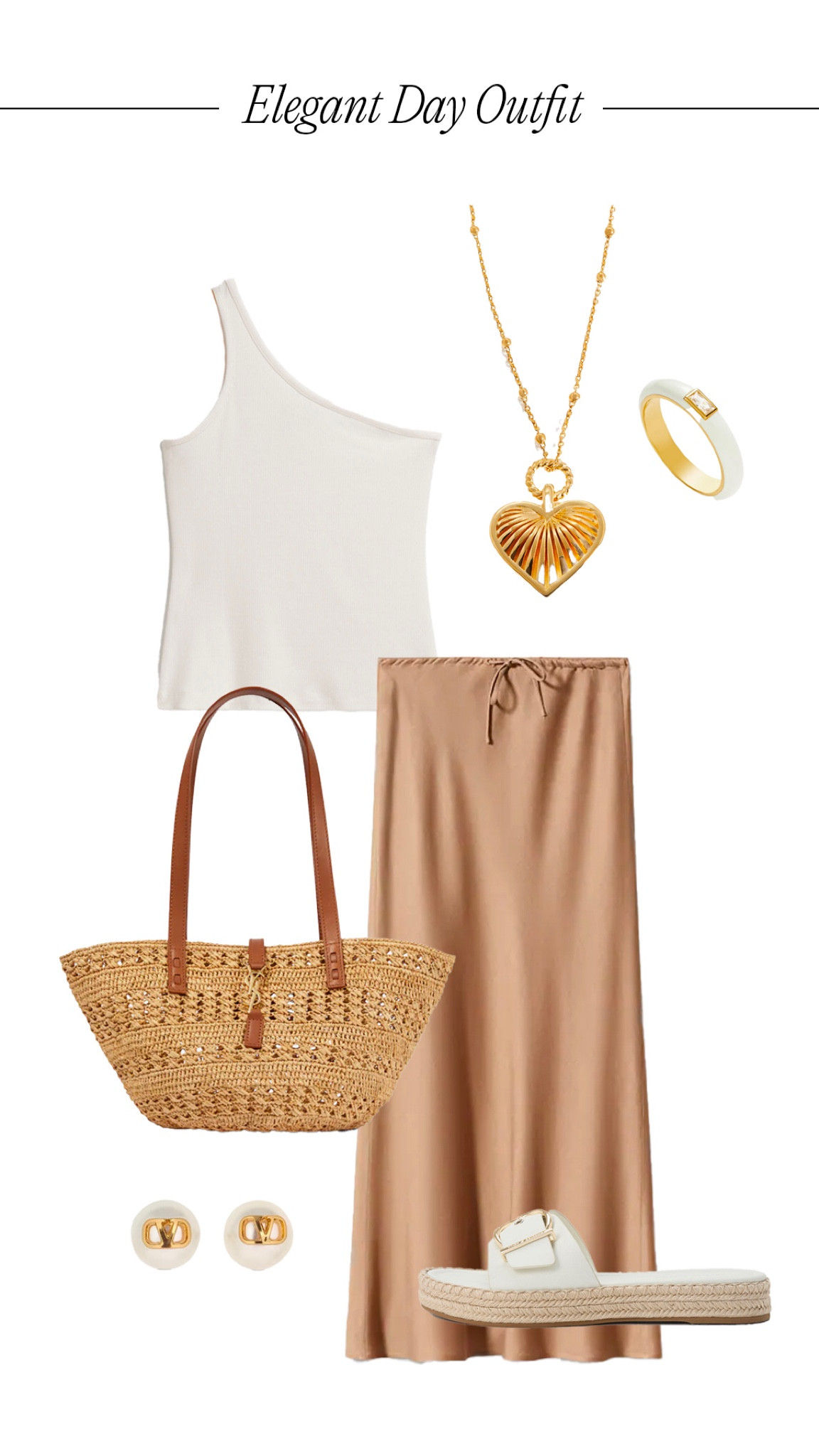 Elegant day outfit for a trip to the beach or a cafe date  

#LTKstyletip #LTKSeasonal #LTKFind