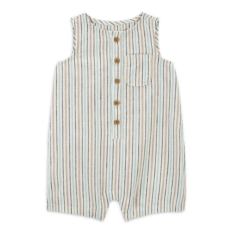 Carter's Child of Mine Baby Boy Romper, One-Piece, Sizes 0/3-24 Months | Walmart (US)
