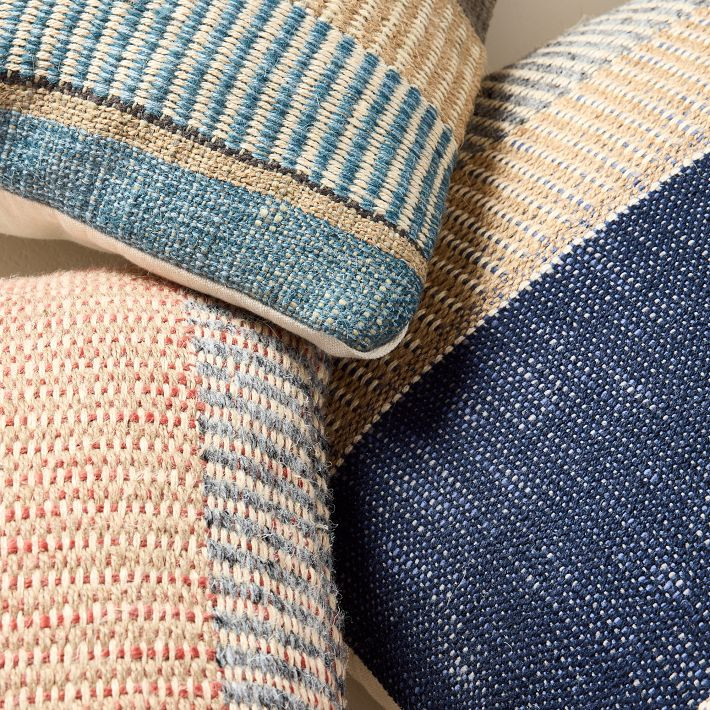 Bold Center Mixed Stripe Pillow Cover | West Elm (US)
